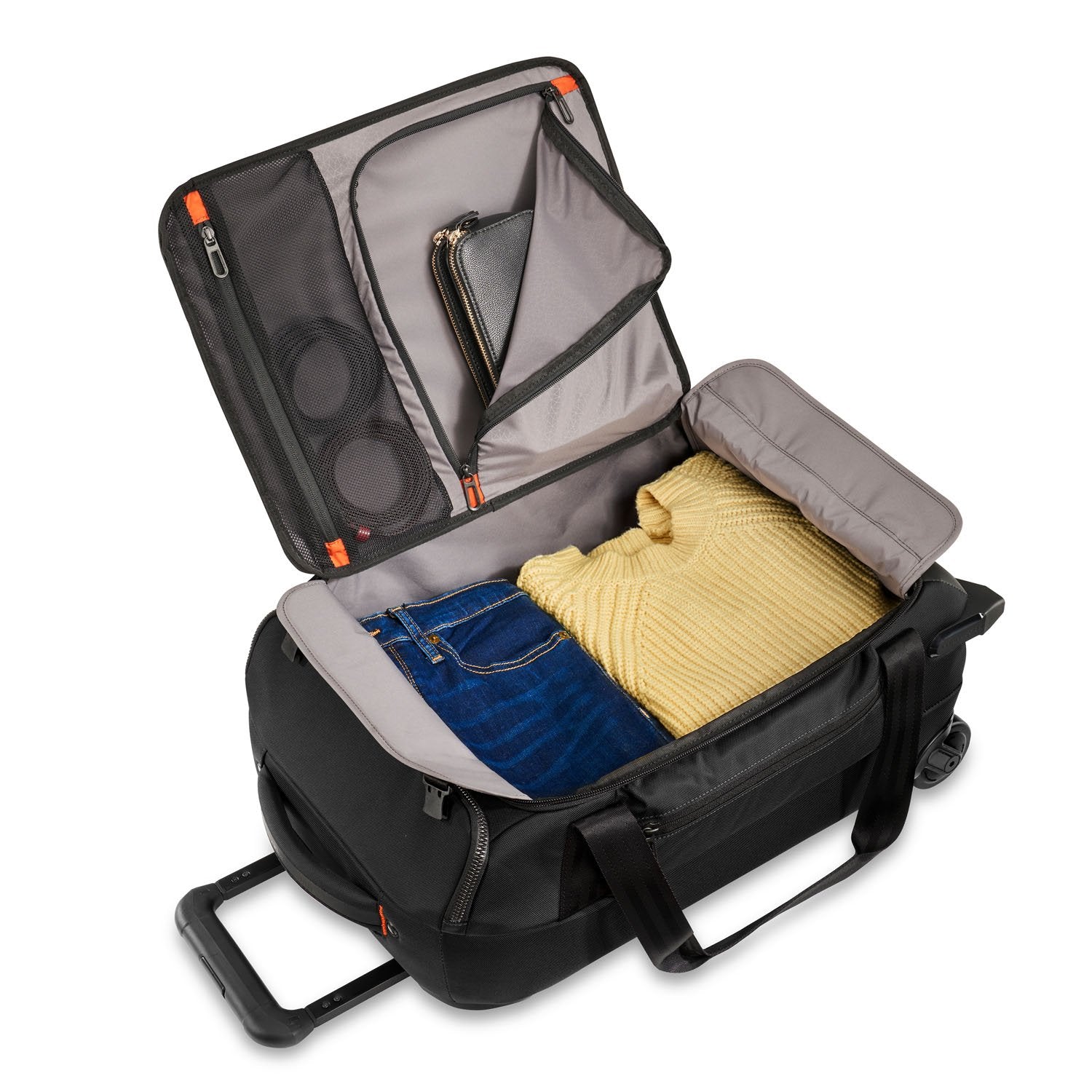 Briggs & Riley ZDX International Carry On Upright Duffel – Black