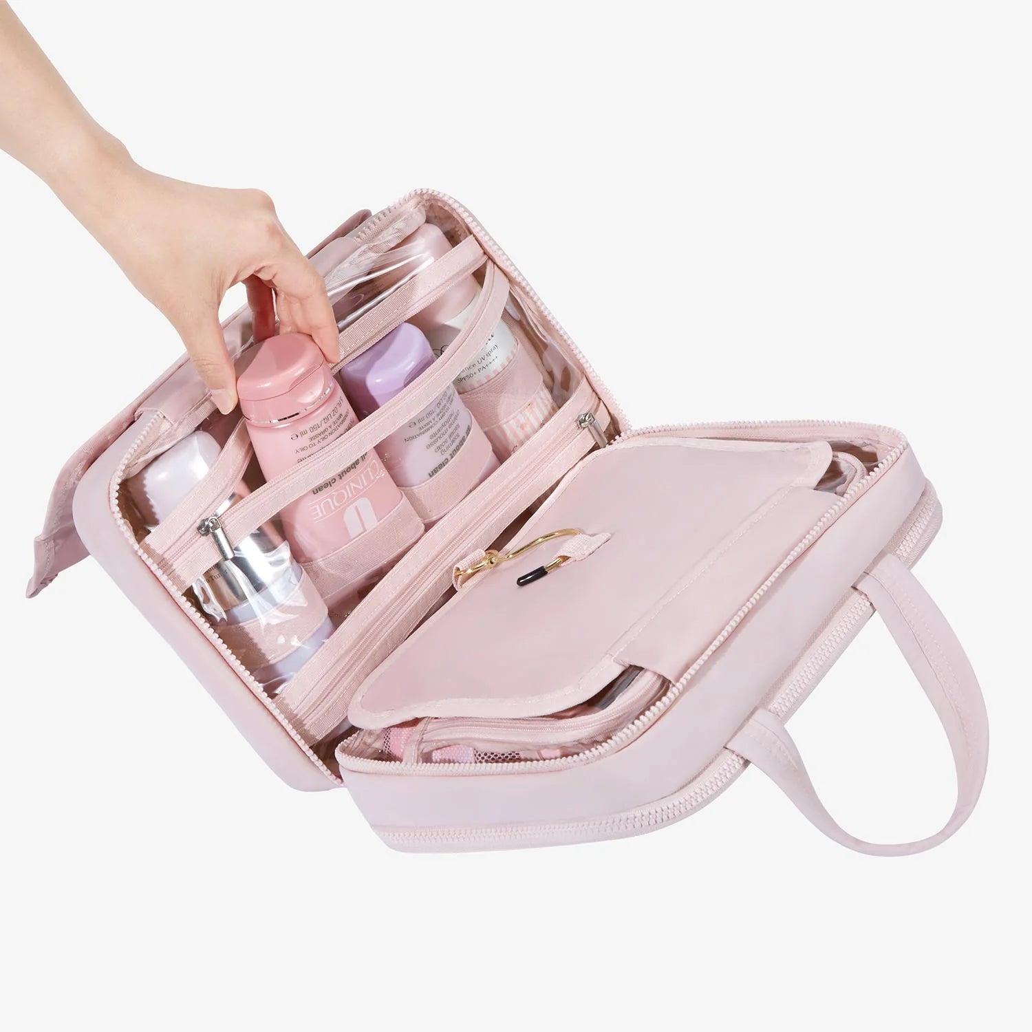 Bagsmart Zora Explore Ease Puffy Toiletry Kit Small - Pink – Irv's