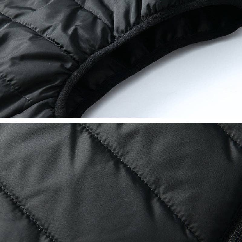 Unisex Heated Down Vest – USB Rechargeable Warmth - Deep Blue / M