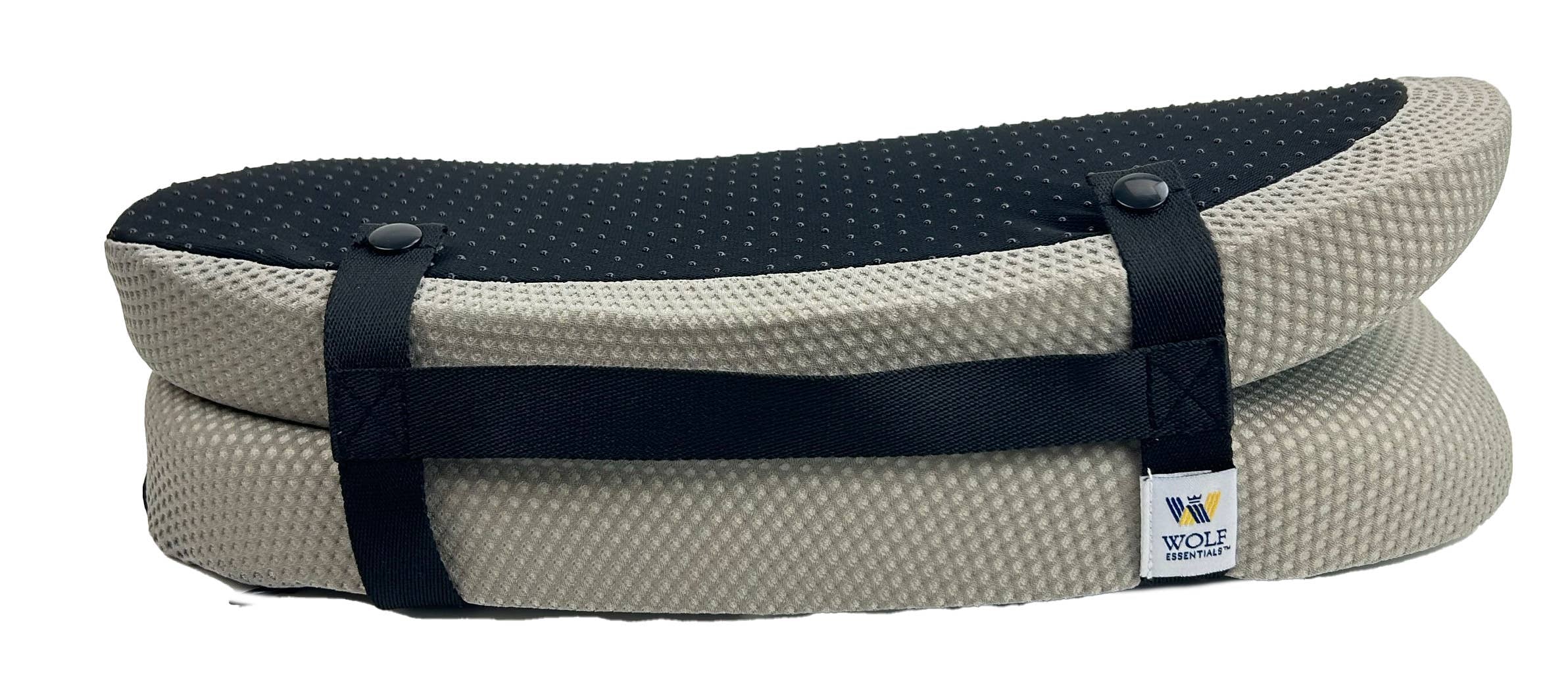 Wolf Essentials Flex Gel Memory Foam Seat Cushion - Black