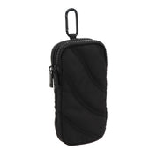 MYTAGALONGS Puffer Double Eyeglass Case w/Caribiner - Black