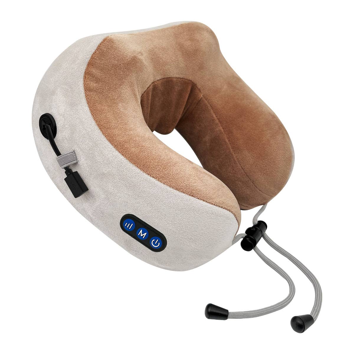 Zummy Rechargeable Neck Pillow Massager - Black