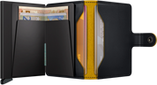 Secrid Mini Wallet Matte  - Black & Ochre