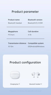 Tech Trendz Real-Time AI Translating Wireless Earbuds - Black