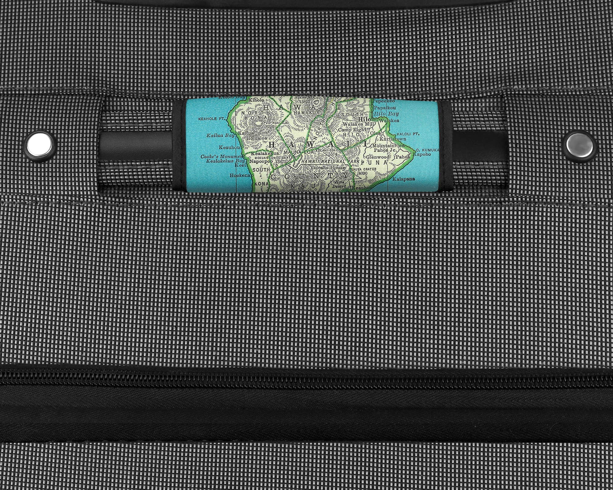 Daisy Mae Hawaii Big Island Map Suitcase Spotter Luggage Handle Wrap