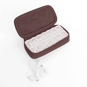 MYTAGALONGS The Vitamin Organizer - Espresso Brown