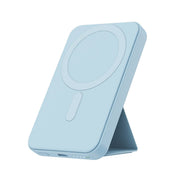 PhunkeeTree Magnetic Wireless Charging Power Bank with Stand: Blue