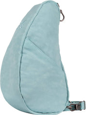 AmeriBag 10" Distressed Nylon Baglett: Aqua
