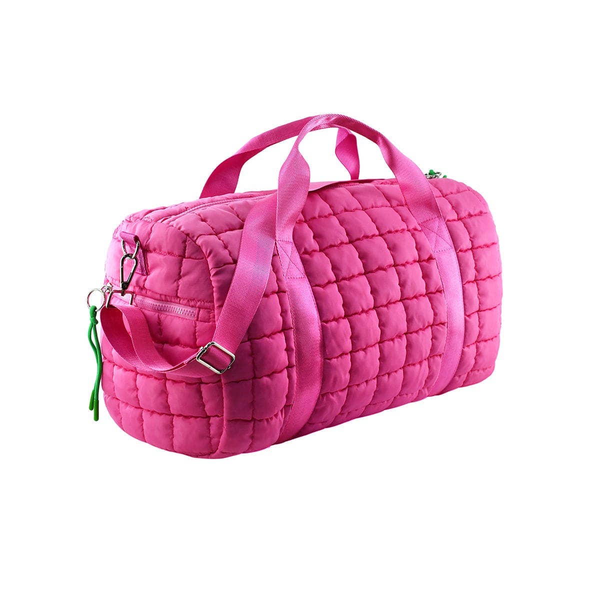 Mimi Quilted Puffer Weekender/Duffel Bag: Navy