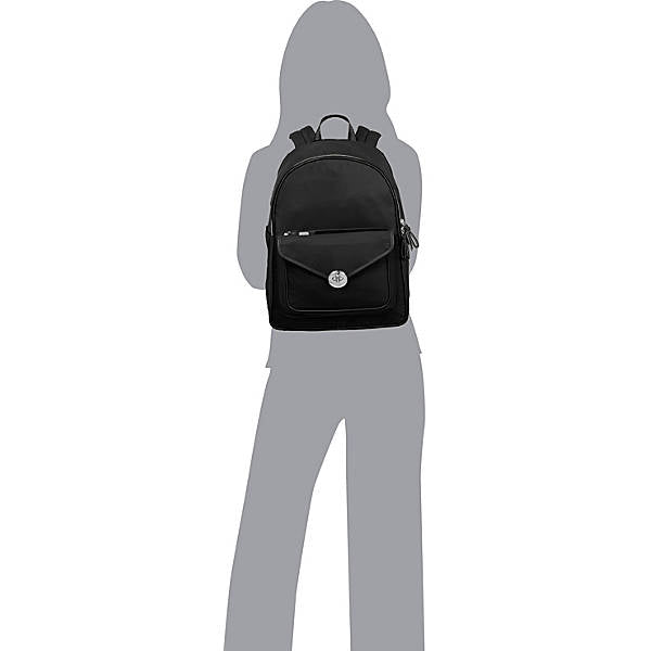 baggallini granada laptop backpack Baggallini Granada Laptop Backpack with RFD- Black – Irv's Luggage