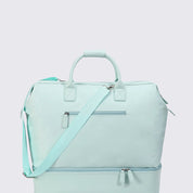 NOBL Travel Drop Bottom Weekender Bag - Powder Blue