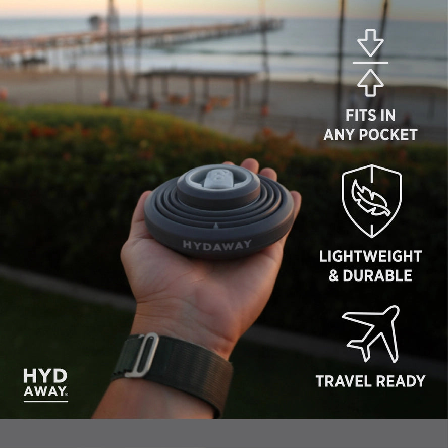 Hydaway Collapsible Water Bottle with Spout 25 OZ - Agave