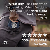 Hydaway Collapsible Water Bottle with Spout 25 OZ - Basalt