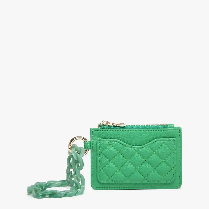 Jen & CO. Rhodes Quilted Wallet w/ Chain Bangle - Green – Irv's Luggage