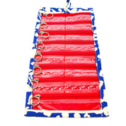 Clutch By Sara Gorman The Original Pillfold™ Weekly Pill Organizer: Oxford Cobalt Blue & Cream