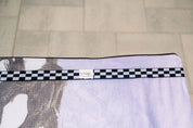 Lounge Chair Pool Towel Band: Checkmate Black
