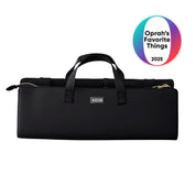 KUSSHI The Hair Tools Bag - Black with Leopard Interior