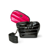 Think Royln Duo Stash - Black Patent/Glossy Fuchsia