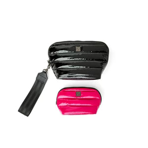 Think Royln Duo Stash - Black Patent/Glossy Fuchsia