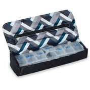 LUG Choo Choo XL 7-Day Pill Organizer Case: METALLIC BLACK