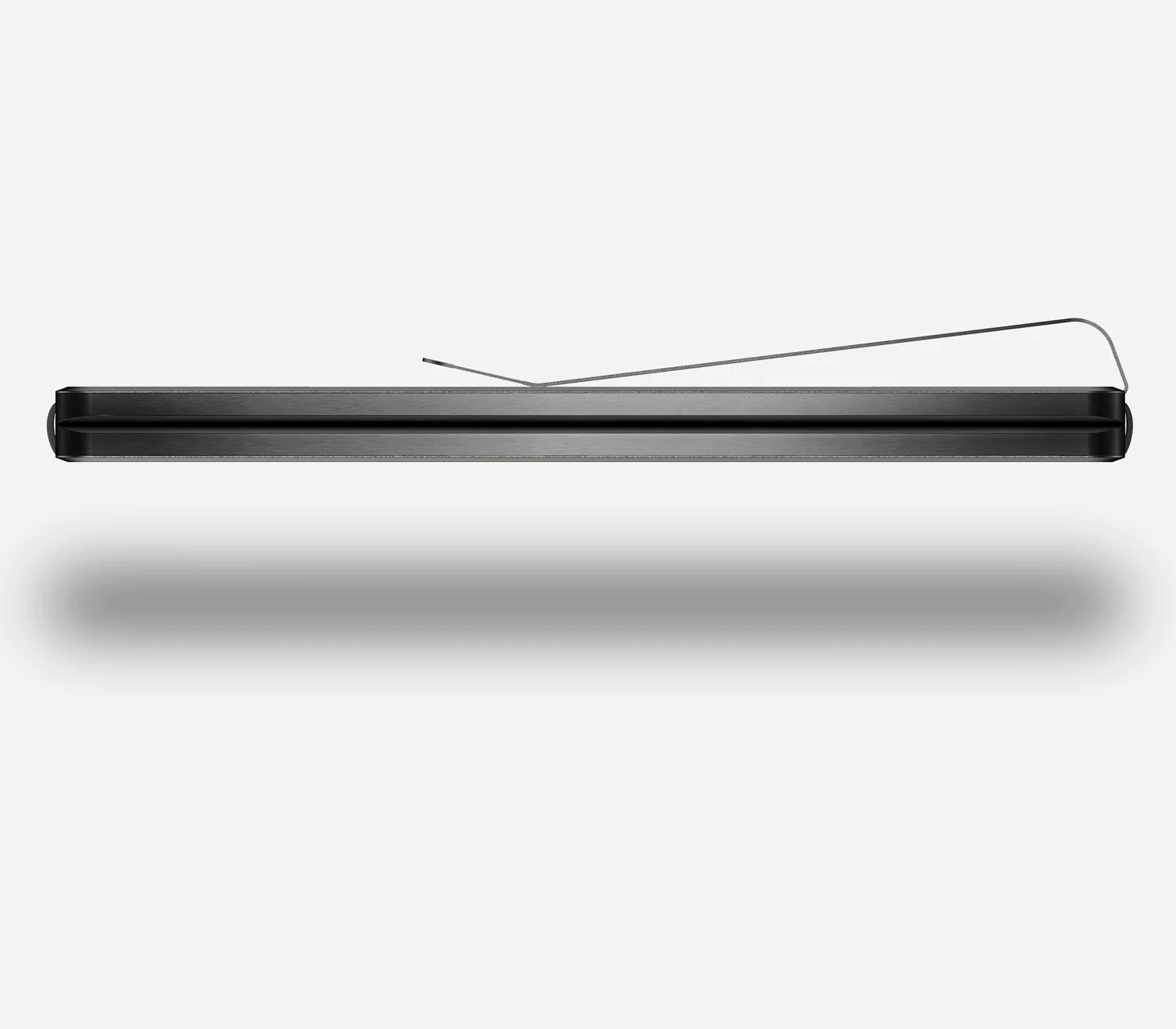 Ridge RFID Wallet - Matte Black Titanium