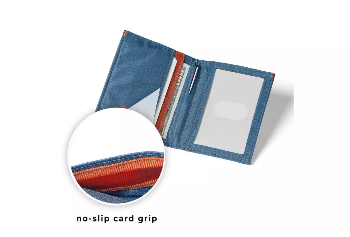 RFID Hybrid Card Wallet Blue