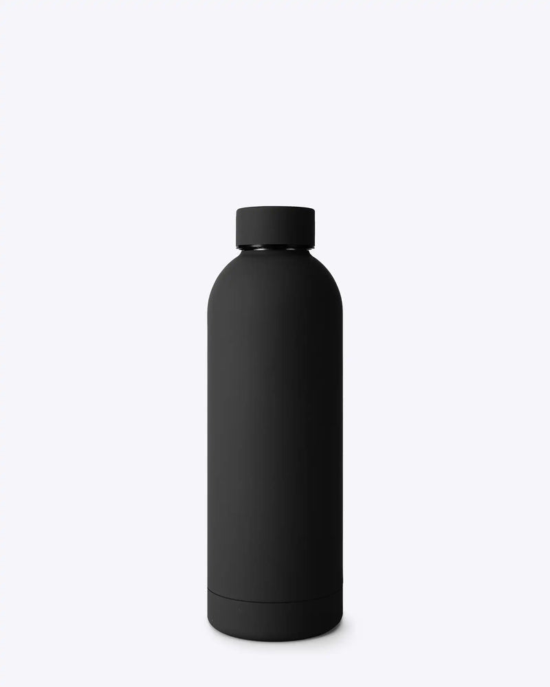 NOBL Travel Stainless Steel Water Bottle - Jet Black