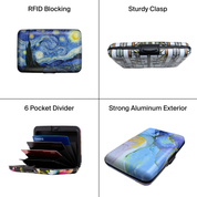 Monarque Enameled Mountain Armored Wallet