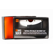 Mad Man Stainless Tactical Wallet: Silver