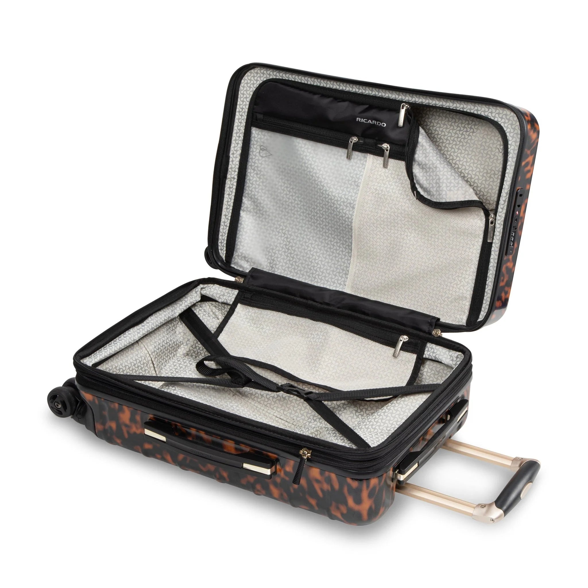 Ricardo Beverly Hills Cambria Hardside Carry On Spinner - Tortoise