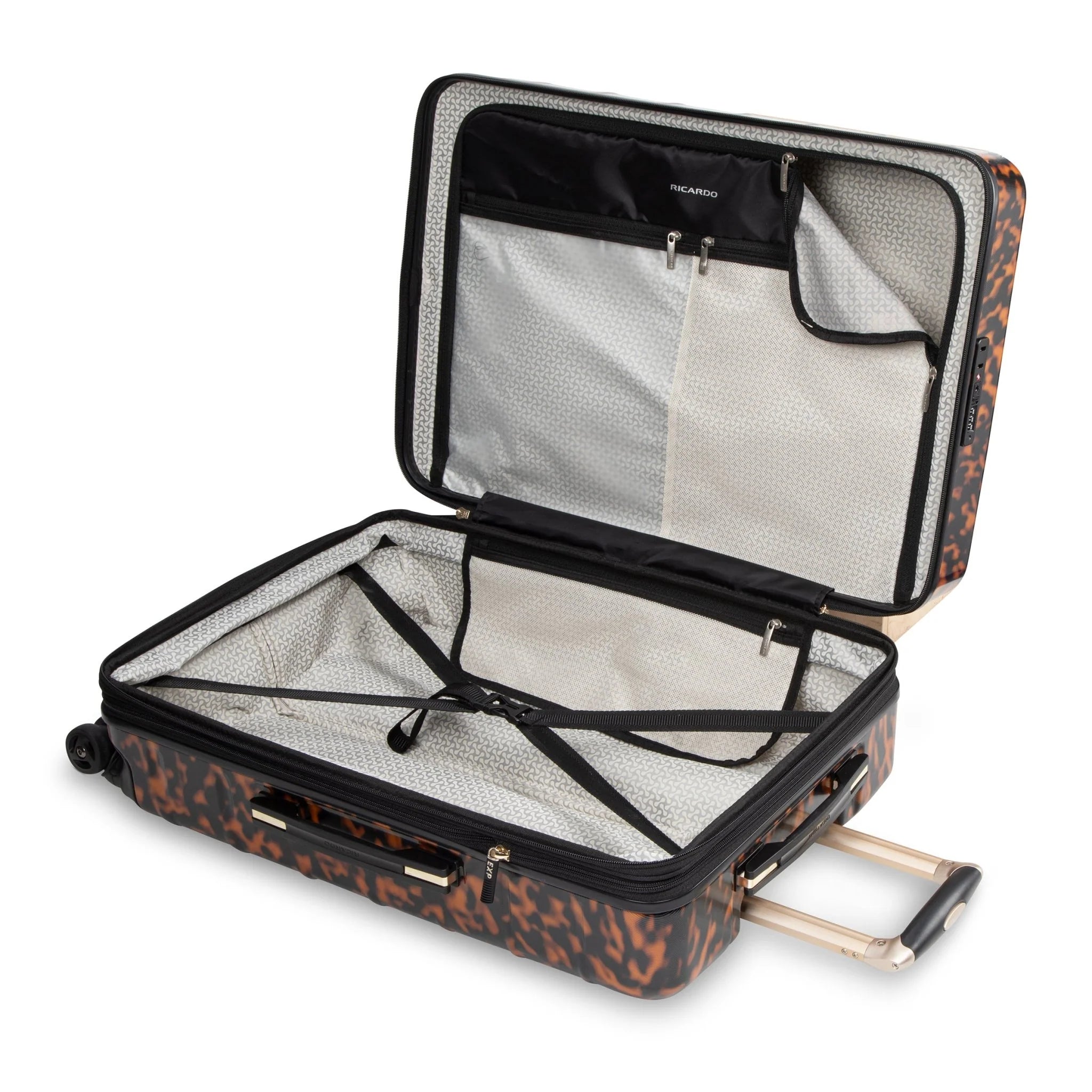 Ricardo Beverly Hills Cambria Hardside Medium Check-In Expandable Spinner -Tortoise