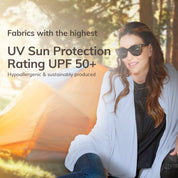 The Wayfarer Travel Wrap UPF 50+ - Serenity Blue