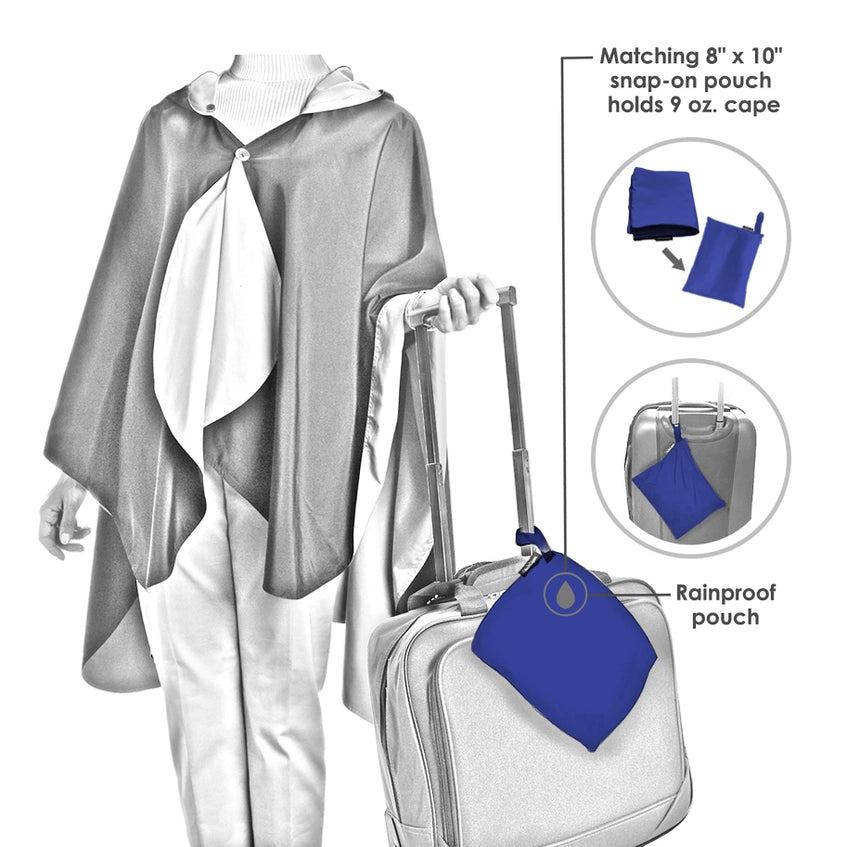 RainCaper - Van Gogh "Irises" Reversible Rain Cape