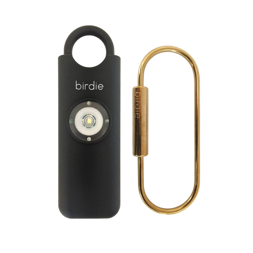 She's Birdie 3.0 Rechargeable Personal Safety Alarm - Black
