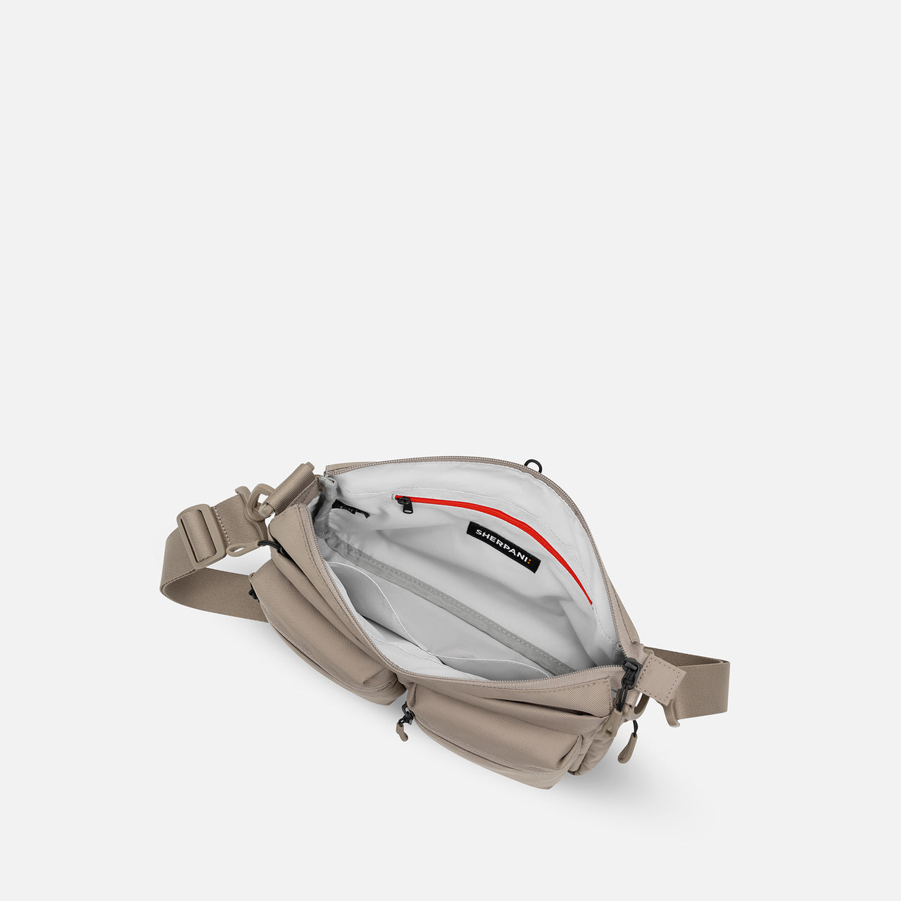 Sherpani Ceara Expandable Crossbody - Dune Tan