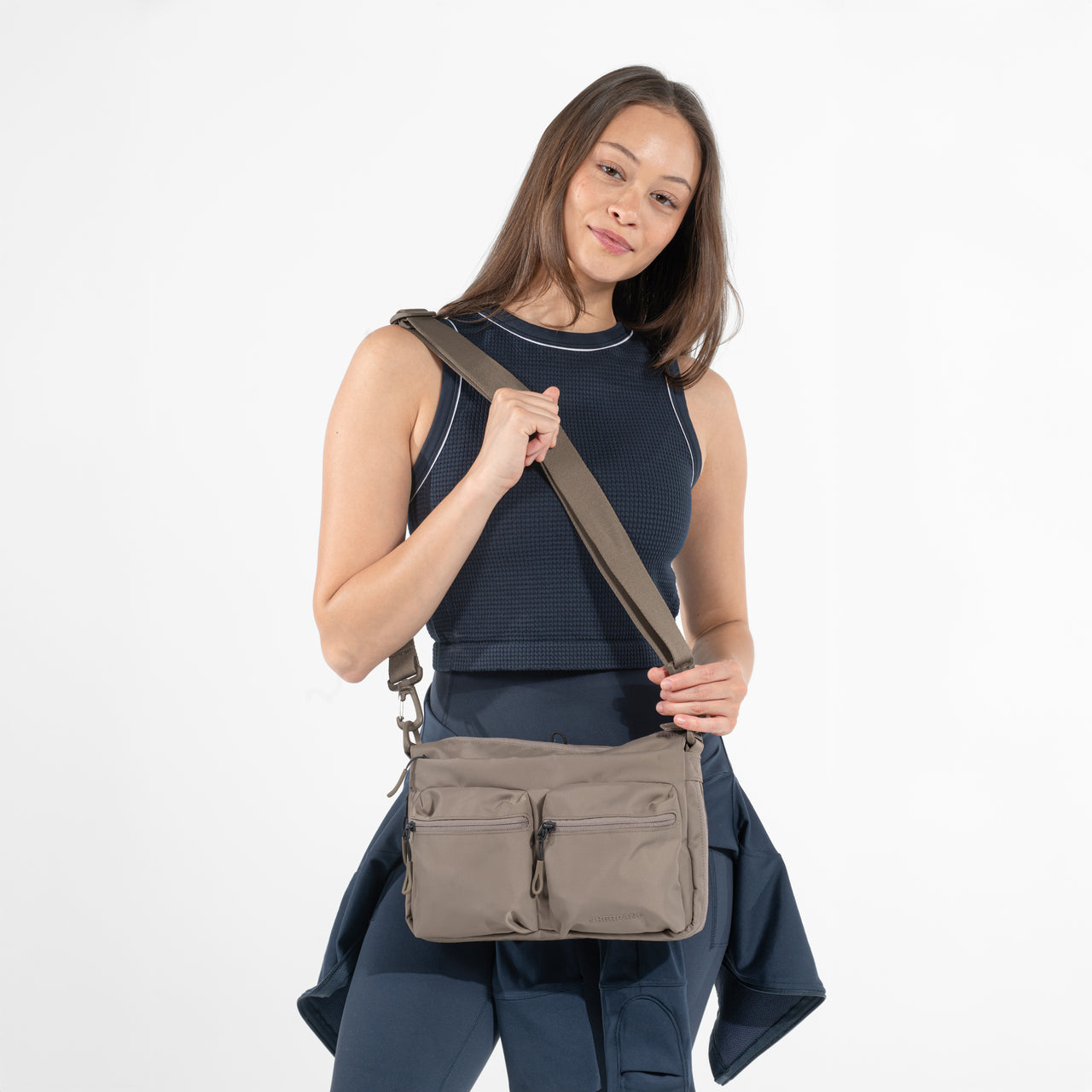 Sherpani Ceara Expandable Crossbody - Dune Tan