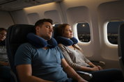 Wolf Essentials Fiber Filled Travel Neck Pillow - Navy