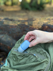 GoToob Mini 3-Pack - Refillable Silicone Travel Bottles - Blue/Green/Clear