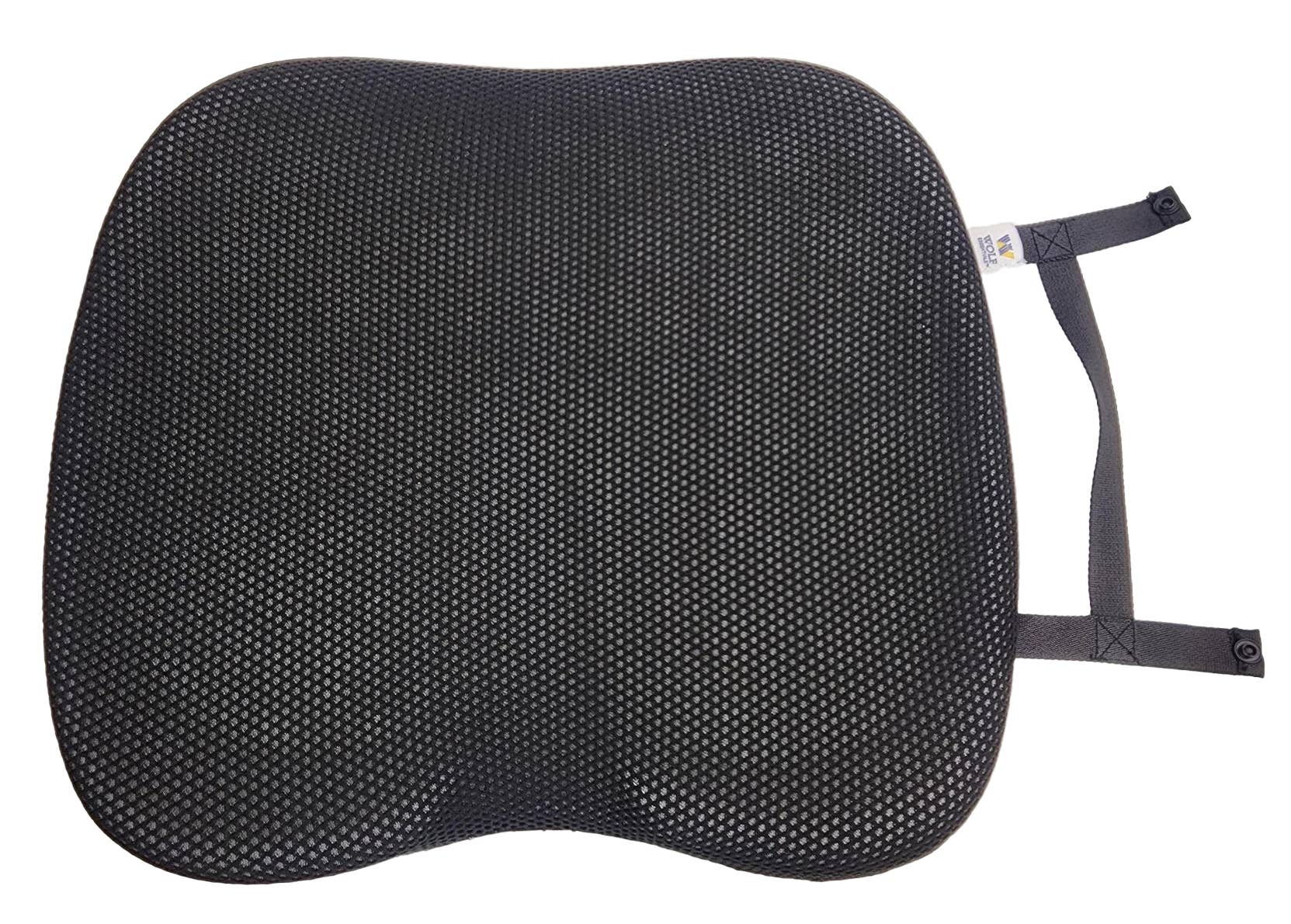 Wolf Essentials Flex Gel Memory Foam Seat Cushion - Black