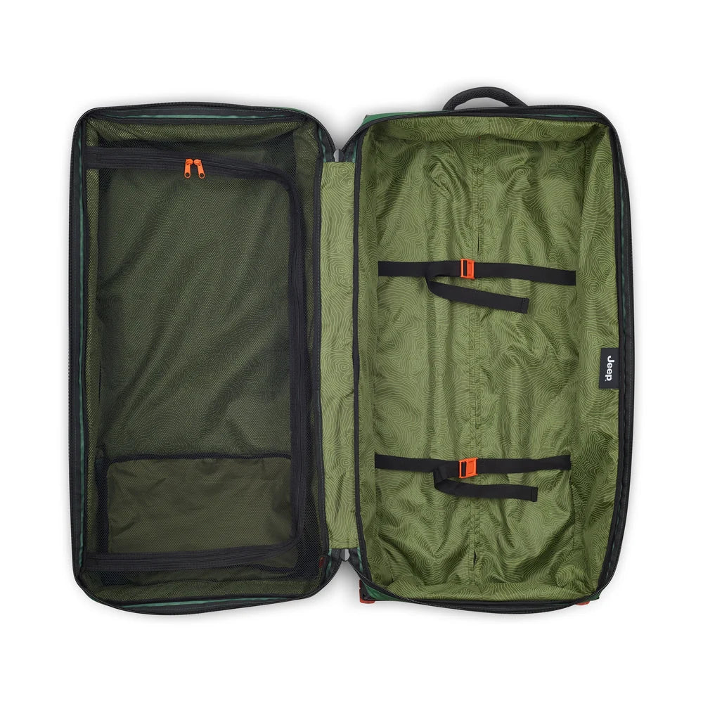 Delsey Jeep 32-Inch 2-Wheeled Duffel Bag - Elm Green