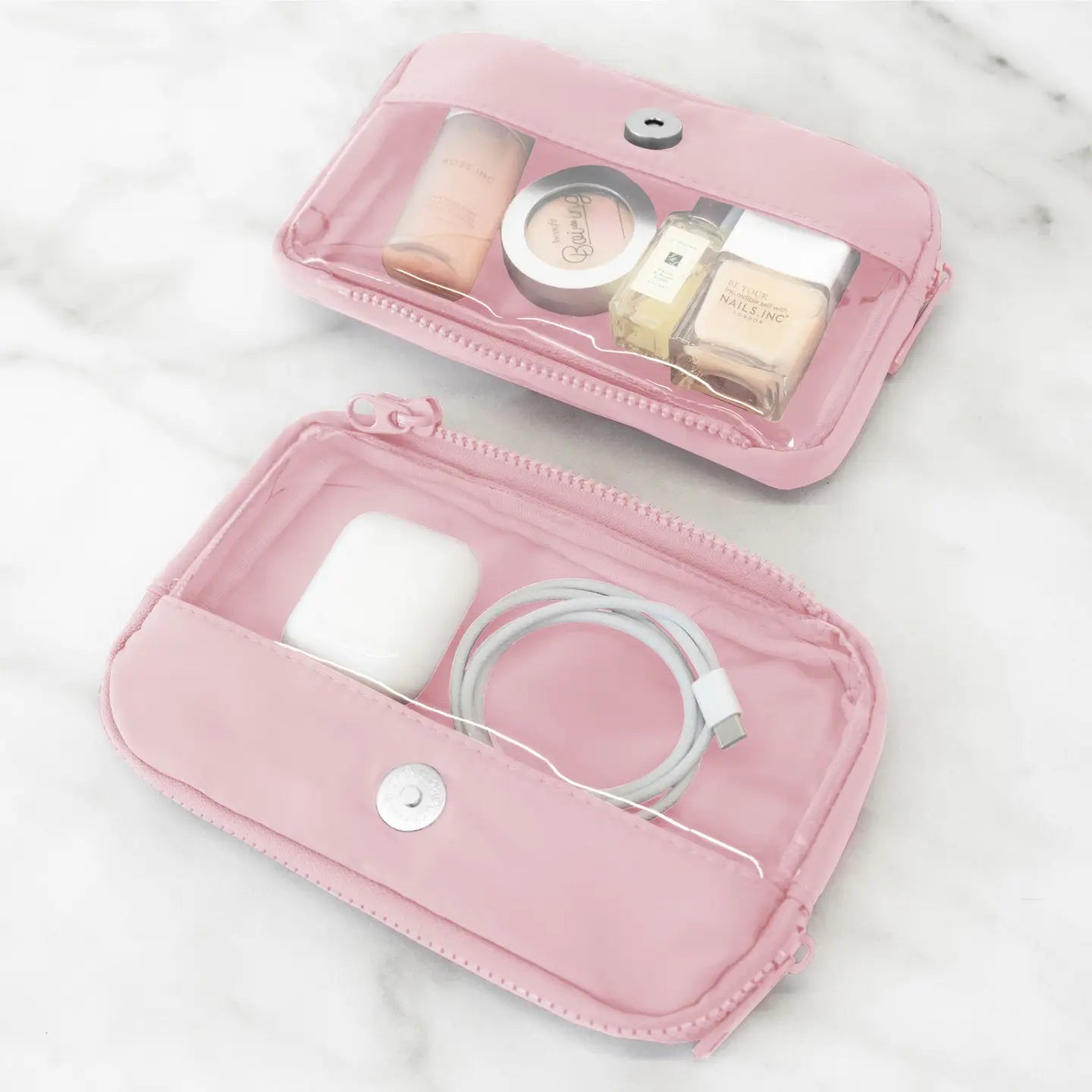 MYTAGALONGS  Cosmetic & Jewelry Multiuse Pouch - Blush