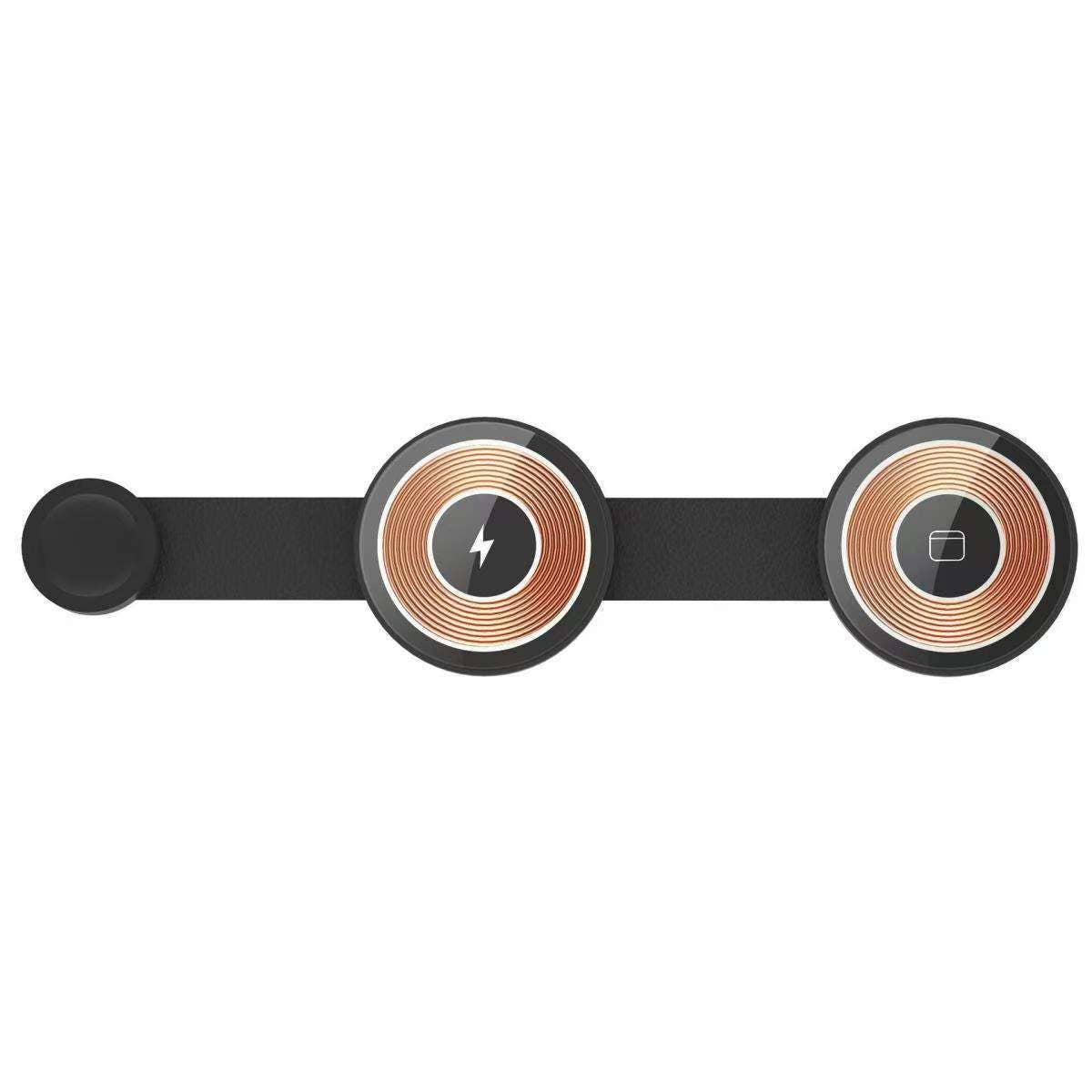 Tech Trendz Mini 3in 1 Magnetic Wireless Charger - Black