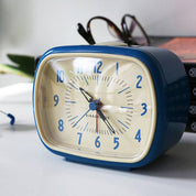Kikkerland Retro Alarm Clock - Blue