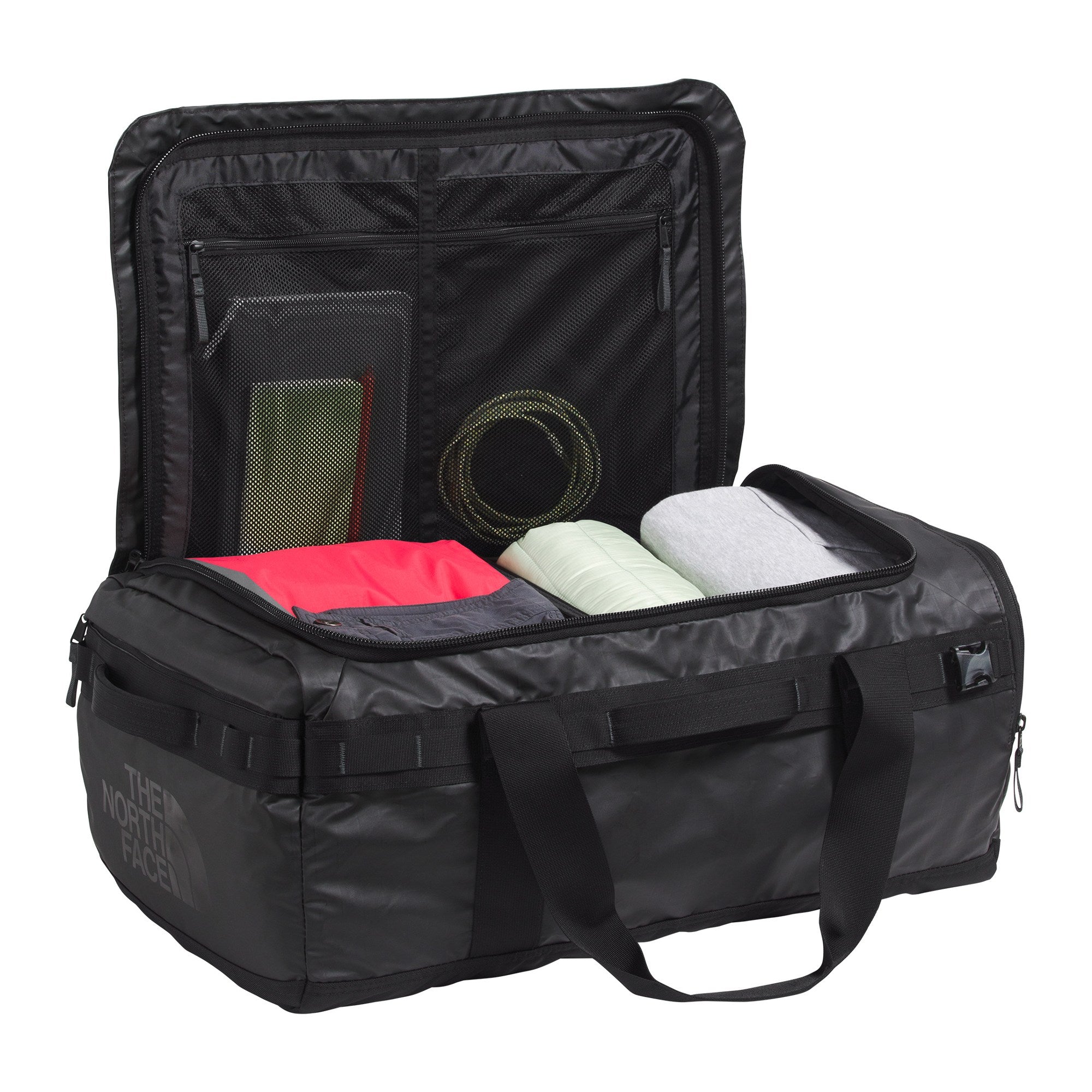 The North Face Base Camp Voyager Duffel 62L -TNF Black/Asphalt Grey