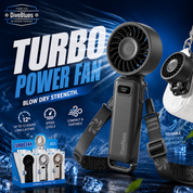 Ocoopa Turbo Wind Handheld Fan, Blow Dryer Level Power - Black