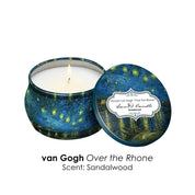 RainCaper Scented Candle Van Gogh Over the Rhone Scent Sandalwood