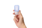 GoToob Mini 3-Pack - Refillable Silicone Travel Bottles - Blue/Green/Clear