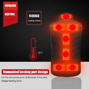 Unisex Heated Down Vest – USB Rechargeable Warmth - Deep Blue / M