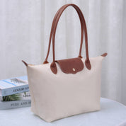 Mimi Dorian 20" Nylon Tote Bag: Ivory