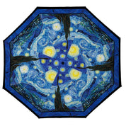 RainCaper Van Gogh Starry Night Folding Travel Umbrella